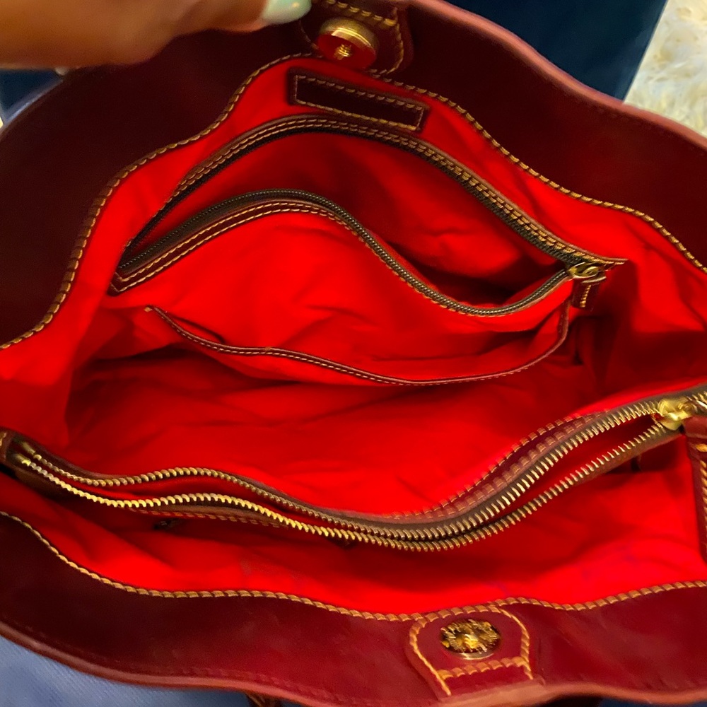 Dooney and Bourke florentine leather satchel - Picture 7 of 10